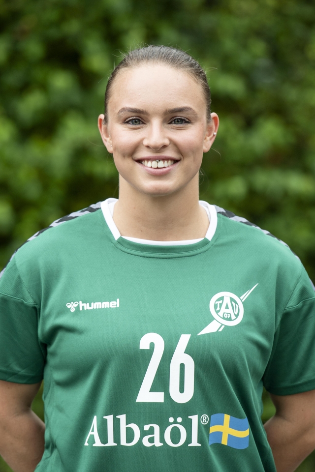 Portraitfoto der Handballerin Mariel Beugels vom TV Aldekerk