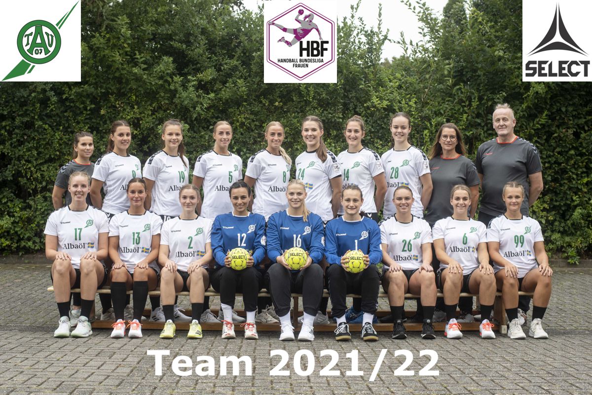 Teamfoto der 1.Frauenmannschaft des ATV in der Saison 2020/2021
