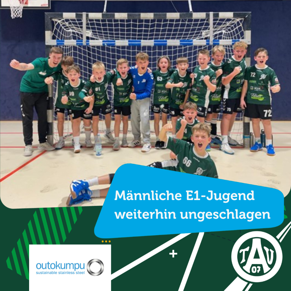 mE1 des TV Aldekerk weiterhin ungeschlagen